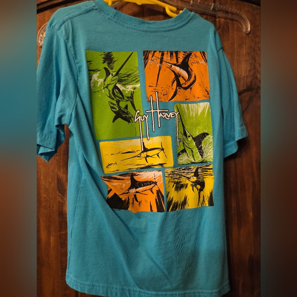 Boys Youth Small Guy Harvy Graphic Tshirt Blue